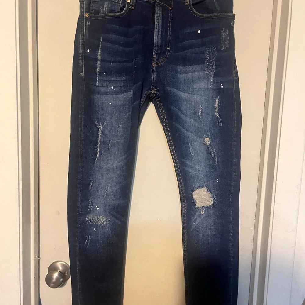 pair of mens jeans - Picture 2 of 5
